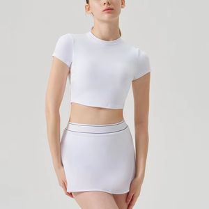 Ensemble 3 pièces de vêtements de sport pour femmes : Robe de golf, de fitness et de tennis, avec jupes de sport – Prix de gros OEM 2026 - Product Image 3