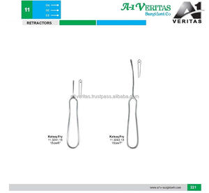 เครื่องมือผ่าตัดแบบใช้มือยี่ห้อ A-1 VERITAS Kelseyy-Fry คุณภาพพรีเมียม ขนาด 15 ซม. / 18 ซม. ใช้ซ้ำได้ ได้รับมาตรฐาน ISO 13485 CE - Product Image 6