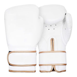 Gants de boxe en cuir sur mesure de haute qualité professionnels, imperméables, avec fermeture à lacets pour le poignet, votre propre logo - Product Image 1