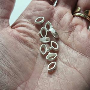 Venta al por mayor de monturas de plata de ley 925 reciclada con bisel marquesa para la producción de colgantes y pendientes - Proveedor internacional - Product Image 2