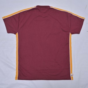 Camiseta de Manga Corta para Hombre, Color Granate, Cuello Redondo, Corte Regular, Tejido de Punto, Color Sólido, 100% Algodón, Diseño Liso, Camisetas con Diseño Personalizado - Product Image 6