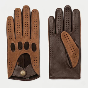 Gants de Conduite en Cuir Unisexe d'Été Coupe-Vent à Doigts Entiers, Fabrication Professionnelle sur Mesure, Fournisseur en Gros, Service OEM Personnalisé - Product Image 1