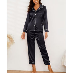 Pijamas de Satén para Mujer, Lencería Sexy, Ropa de Dormir para Mujer, Vestido de Noche Sensual, Tallas Grandes, Ropa de Dormir para Mujer a Precio Económico, OEM - Product Image 4