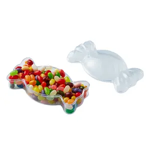 Kwang Hsieh Transparent Candy shaped Plastic Candy Container with Lid