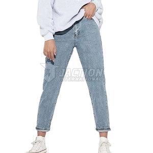 Pantalones Vaqueros para Mujer, Diseño Personalizado, Transpirables, Ecológicos, Diseño Único, Pantalones Vaqueros Más Vendidos al Por Mayor - Product Image 5