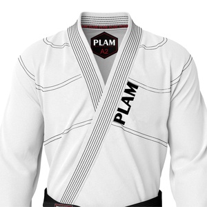 Kimono de Jiu-Jitsu personnalisé 100% coton blanc pour entraînement d'arts martiaux, uniforme de Jiu-Jitsu pour adultes unisexes, haute qualité - Product Image 1