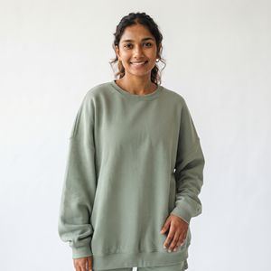 Sweat-shirts amples pour femmes, décontractés, 100% polyester polaire, manches longues, épaules tombantes, vêtements d'hiver, streetwear, sweat-shirts oversize pour femmes - Product Image 1