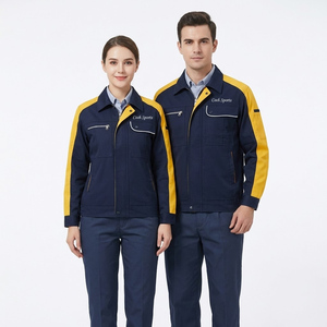Professional Heavy Duty Workwear Set Long Sleeve <b>Jacket</b> and Pants Workwear Uniforms Supplier From COSH Sports - Product Image 1