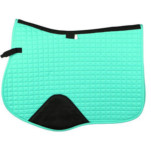 Produits équestres pour le confort du cheval, tapis de selle tout usage en coton à infrarouge lointain, rose avec bordure noire, OEM - Product Image 3