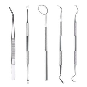 Dental Examination Kit Of 5 Pcs Stainless Steel Dental Instruments Set - Product Image 1