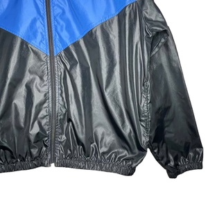 Chaqueta Cortavientos Impermeable y Resistente al Viento para Hombre, con Cierre Completo, Mangas Largas, Diseño de Bloques de Color, Tallas Grandes, 100% Poliéster OEM - Product Image 4