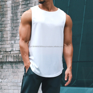 Camiseta Deportiva de Verano para Hombre, de Secado Rápido, Holgada, Estilo Informal, de Punto, para Entrenamiento Físico y Fisicoculturismo - Product Image 4