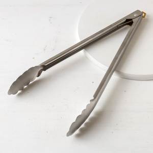 Export Quality Stainless Steel Pastry <b>Tong</b> Durable <b>Serving</b> <b>Tong</b> for Cake Bread Dessert Kitchen Tableware Tool Use Home Hotel - Product Image 2