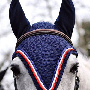 Filet anti-mouches et anti-moustiques multicolore personnalisé pour chevaux, en maille et nylon, service OEM/ODM sur mesure - Product Image 2