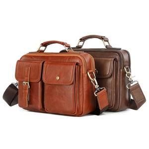 Stylish Vintage <b>Leather</b> Messenger Bag <b>for</b> <b>Men</b> with Adjustable Shoulder Strap High Quality Genuine <b>Leather</b> Laptop Bag - Product Image 1