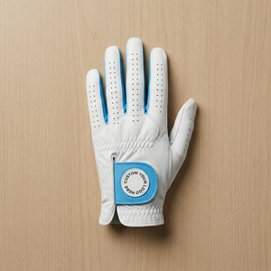 Gant de golf INJAE en cuir véritable pour gaucher, respirant, doigts perforés, ajustement souple et flexible, fermeture à tirette, unisexe, golf/ski/cyclisme - Product Image 1