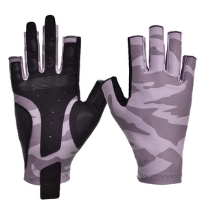 Guantes de Pesca para Distribuidores de Equipos de Pesca, Diseño Ligero Resistente a los Rayos UV, Servicio OEM, Suministro al por Mayor - Product Image 1