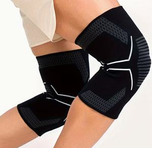 Genouillère de compression respirante avec éponge épaisse pour le basketball et le volleyball, unisexe, toutes saisons, à enfiler - Product Image 4