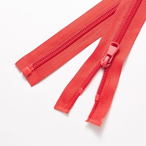 Échantillon gratuit directement de l'usine 5 #   Fermeture éclair en nylon personnalisée multicolore 20 cm à extrémité ouverte pour manteaux, vêtements et sacs - Product Image 4