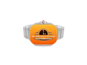 นาฬิกาข้อมือหรูหราสไตล์วินเทจประดับเพชร ยี่ห้อ NM JEWELLERY & WATCHES ตัวเรือนสแตนเลสทรงเหลี่ยม หน้าปัดอนาล็อก สายขนาด 20 มม. ขนาด 46 มม. เหมาะสำหรับทั้งชายและหญิง - Product Image 1