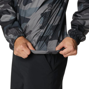 Wholesale <b>Men's</b> Camouflage Print Hooded Soft Shell <b>Jacket</b> Zip Front Water Resistant Lightweight Outdoor Wear Regular Fit - Product Image 6