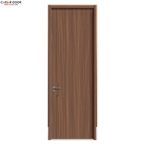 Porte en bois composite WPC personnalisable, imperméable et résistante à la chaleur, design simple pour intérieur, maison, bureau - Product Image 2