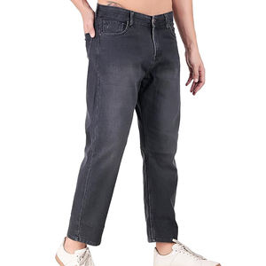 Pantalon de jogging décontracté en jean gris foncé pour homme, personnalisable, en polyester/coton, écologique, pour le travail, taille sur mesure – Grande Vente - Product Image 4