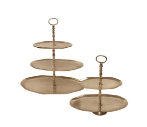 Support à gâteau à 2-3 niveaux de haute qualité, tour à pâtisserie, assiettes à fruits pour mariage, maison, anniversaire, support décoratif en métal - Product Image 1