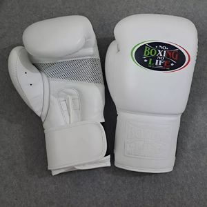 ถุงมือชกมวยหนังแท้แบบผูกเชือก สำหรับมวยไทย พร้อมชุดอุปกรณ์ป้องกันศีรษะและอุปกรณ์ป้องกันอวัยวะเพศ ช่วยระบายความชื้น เหมาะสำหรับทุกเพศ - Product Image 4