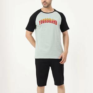 Ensemble deux pièces streetwear d'été pour homme : chemise à manches courtes et short – Léger, respirant, polyester/nylon, options de logo personnalisé - Product Image 1