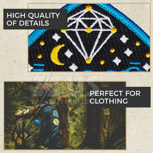 Écussons brodés personnalisés de qualité supérieure pour uniformes et sacs, écussons brodés durables - Product Image 3