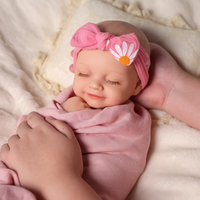 Babeside RTS 16 Zoll Platin-Silikon Reborn Baby Cookie Lebensechte Säuglingsmädchenpuppe Vollsilikon-Babypuppe Niedriger MOQ Schneller Versand