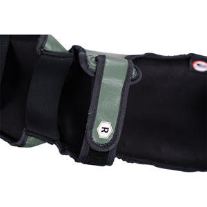 Protège-tibias de boxe Muay Thai personnalisés en cuir de vache véritable léger avec fermeture auto-agrippante, logo personnalisé, pour MMA - Product Image 4