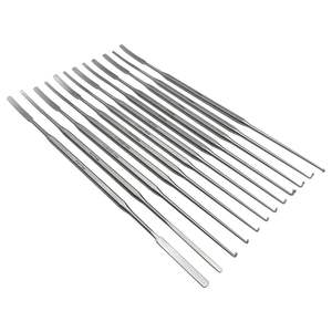 Juego de 12 Sondas Espinales Ortopédicas de Doble Canal para Nervios Radiales, de Acero Inoxidable, Manuales, de Calidad Premium - Product Image 6