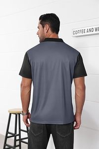Fast Turnaround Supplier Manufacturer Casual Solid Knitted Polyester Front Logo Anti-Pilling Fully Customized Shirt - Product Image 5