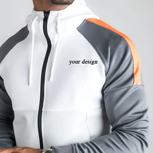 Camiseta sin mangas de algodón/poliéster transpirable y ecológica para hombre, con diseño moderno de bloques de color personalizados y corte ajustado. - Product Image 6