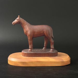 Figura Decorativa de Caballo de Madera para Centro de Mesa, Estilo Moderno para Decoración de Mesa de Casa de Campo - Product Image 4