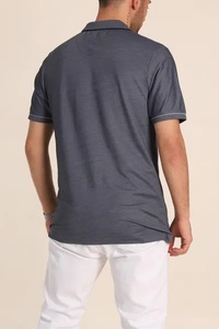 เสื้อเชิ้ตผู้ชายคุณภาพสูง EVER GLOW EG-1824 ผ้าไผ่/ฝ้ายถักแบบ Pique ด้านหน้า สวมใส่สบาย ระบายอากาศได้ดี แห้งเร็ว ทรงปกติ - Product Image 5