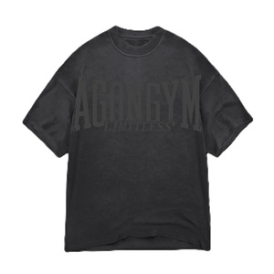 เสื้อยืดโอเวอร์ไซส์วินเทจผู้ชายสั่งทำพิเศษ พิมพ์ลายกราฟิกหรูหรา ล้างสีแบบแอซิด แขนสั้น ใส่ได้ทั้งชายและหญิง เหมาะสำหรับออกกำลังกาย ผลิตจากผ้าฝ้ายหวี 100% - Product Image 1
