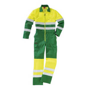 Overol de Trabajo de Algodón Naranja para Hombre, Uniforme de Alta Visibilidad para Uso Industrial - Product Image 2