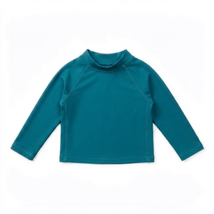 Camiseta de Manga Larga Rosa para Bebés Niñas, Protección UV, Traje de Baño para Bebés y Niños Pequeños - Product Image 5