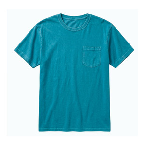 T-shirts pour hommes, coupe classique, tissage frontal, rouge, 100% coton, col rond, manches courtes, formel, écologique, séchage rapide, tissu doux et respirant - Product Image 1