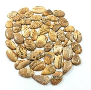 Cabochon en quartz jaspe naturel de haute qualité, pierre unique faite à la main pour la fabrication de bijoux, fourniture artisanale de pierres précieuses en vrac - Product Image 5