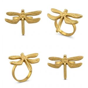 Ensemble de porte-serviettes en métal de luxe pour table à manger, décoration de table élégante, porte-serviettes pour mariage, dîner, hôtel, restaurant - Product Image 4