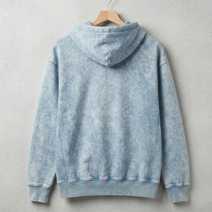 Sudadera con Capucha Moderna para Hombre, Estilo Acid Wash, de Algodón, para Invierno, Manga Larga, Estilo Urbano Informal, con Bolsillo - Product Image 2