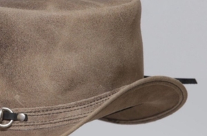 Chapeau de cowboy en cuir artisanal de qualité supérieure, style western, pour ranch, équitation, rodéo, extérieur, mode, à large bord, qualité premium - Product Image 2