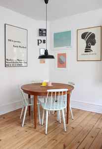 Ensemble de table et chaises rondes en laiton, style moderne et simple, pour petits espaces - Décoration de mariage, design Art déco et industriel - Product Image 4