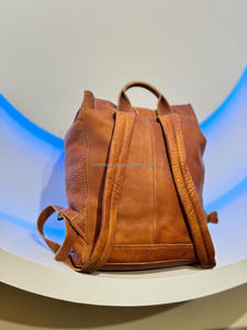 Nouvel arrivage de sacs à dos en cuir pleine fleur faits à la main sacs à dos personnalisés en cuir véritable sacs à dos en cuir naturel vintage pour unisexe - Product Image 5