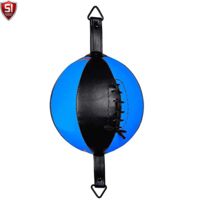 Nouvelle balle de vitesse double en cuir Dodge Speed Ball MMA avec cordes en caoutchouc pour le Muay Thai et l'équipement sportif de fitness - Product Image 3