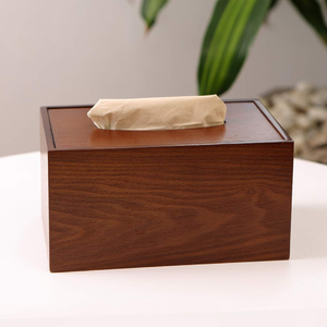 Boîte à mouchoirs en bois moderne, couleur de bois naturelle différente, boîte à mouchoirs en bois sur mesure, vente chaude - Product Image 6